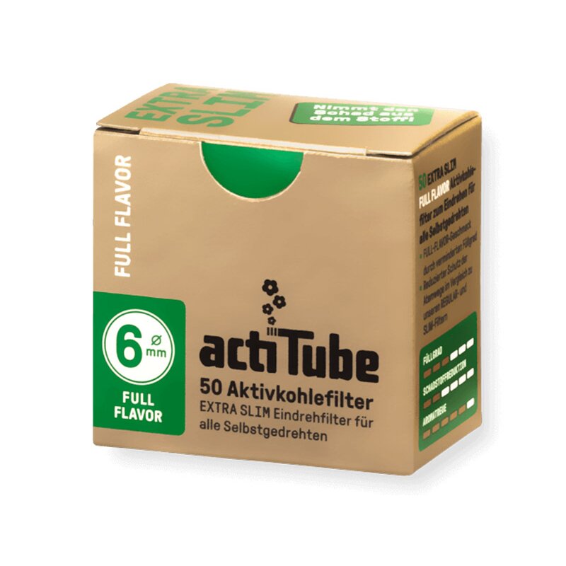 ACTITUBE Aktivkohlefilter 7mm - 50er Box