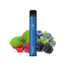 ELFBAR 600  - "Mad Blue" (Blaubeere, Himbeere, Brombeere) - E-Shisha - 20 mg - ca. 600 Züge, mit Kindersicherung